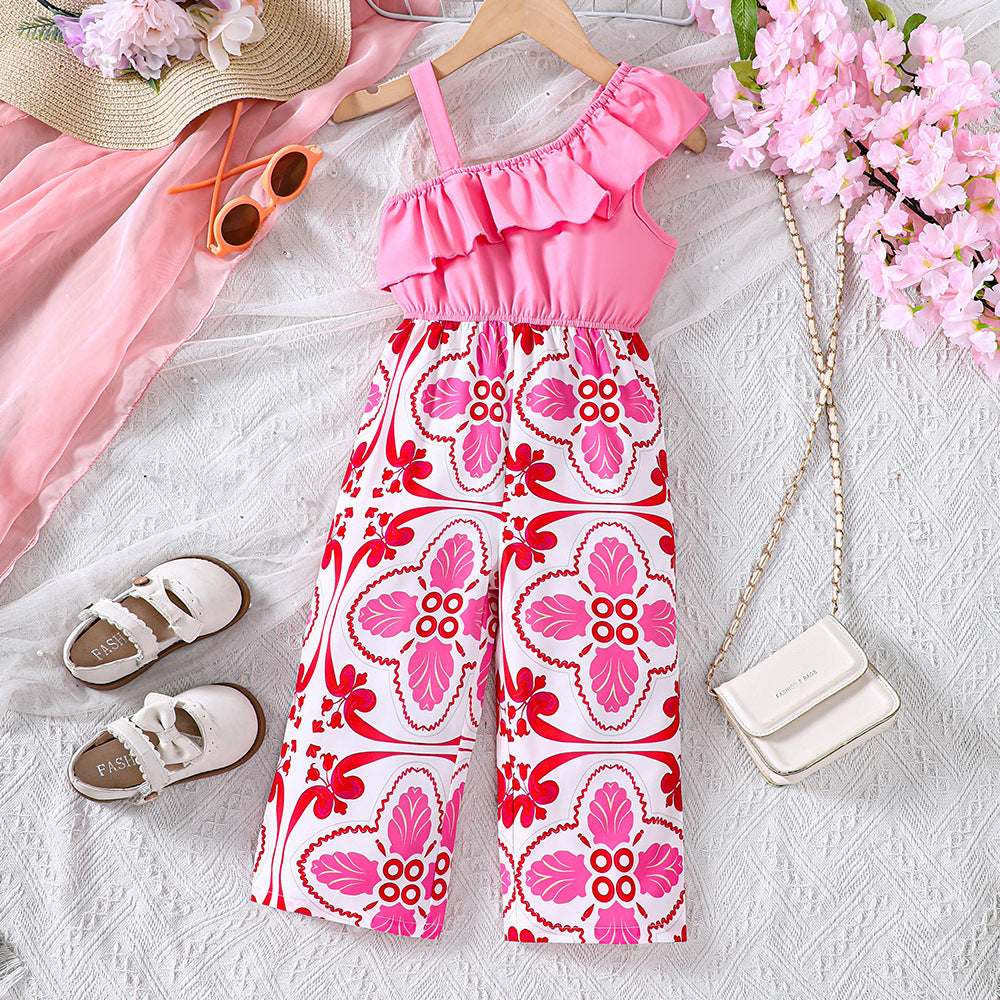 Tuta Estiva Bimba Monospalla – "Fiesta Summer"