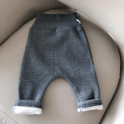 Pantaloni a Costine per Bambino/a – Vita Alta Morbida, Cotone Elasticizzato