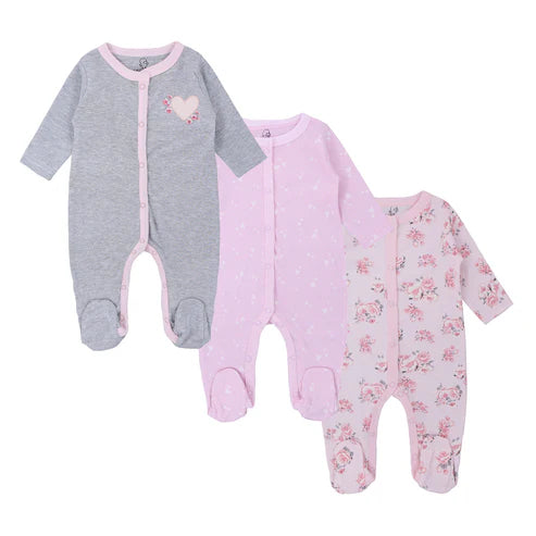 Set 3 Tutine in Cotone Neonata / Bimba