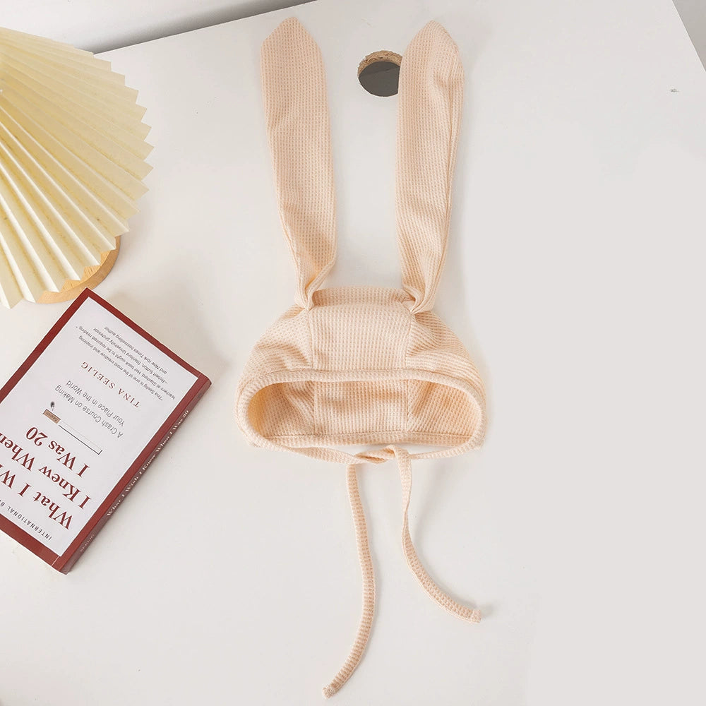 Cappellino Neonato con Orecchie di Coniglio