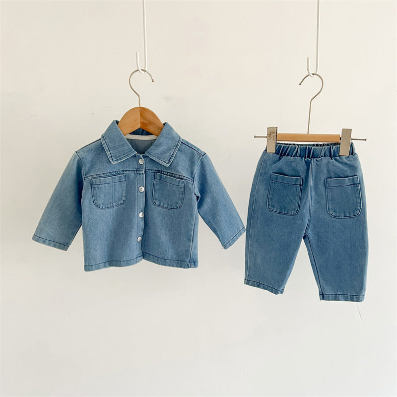 Completo 2pz Jeans Bambino