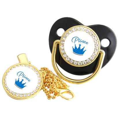 Set Ciuccio con Catenella Luxury "Prince" – Vari Colori
