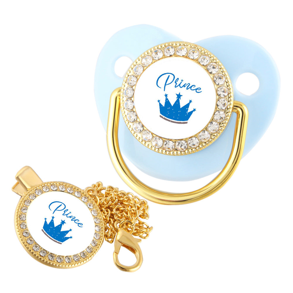 Set Ciuccio con Catenella Luxury "Prince" – Vari Colori