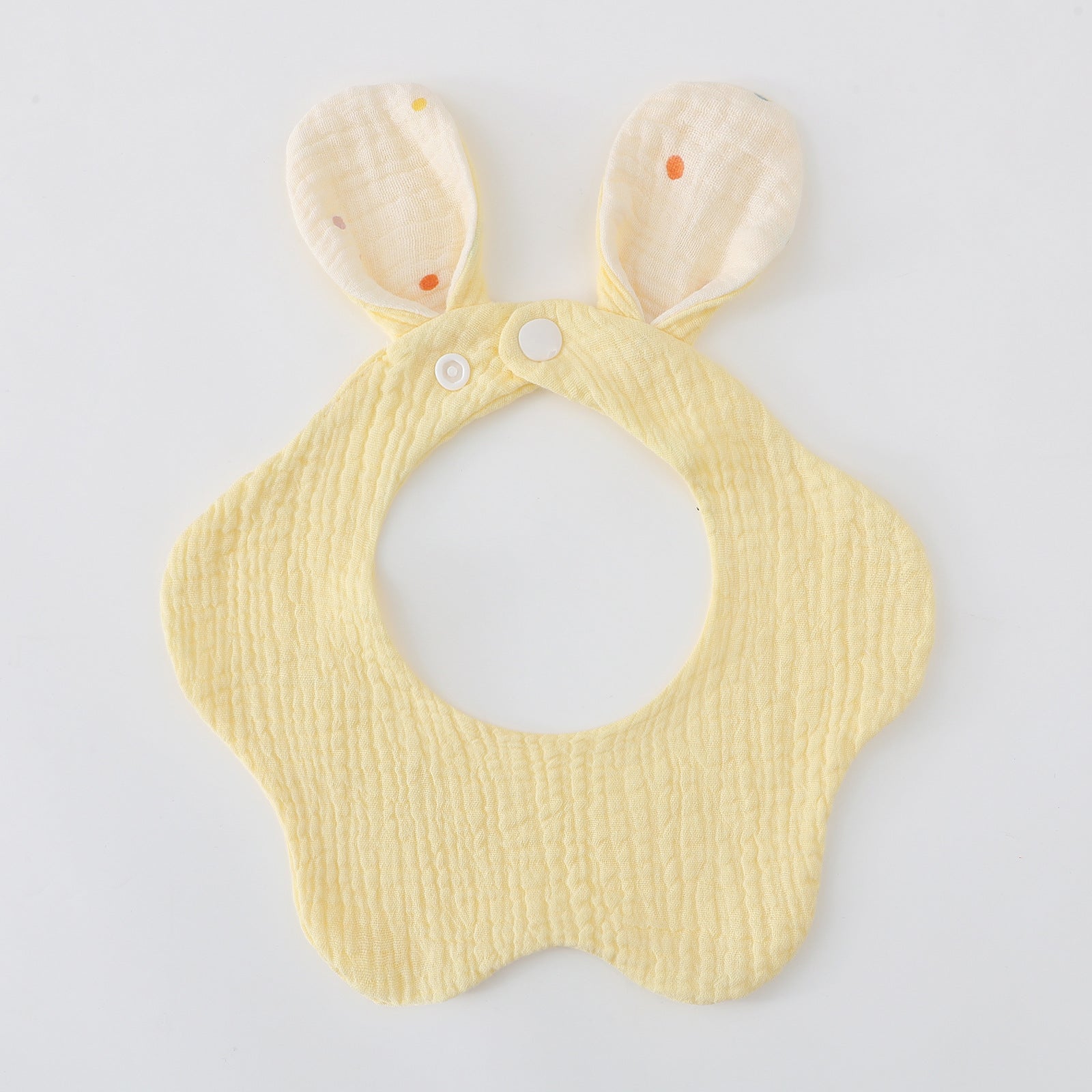 Bavaglini per Neonati con Orecchiette   Cotone Morbido