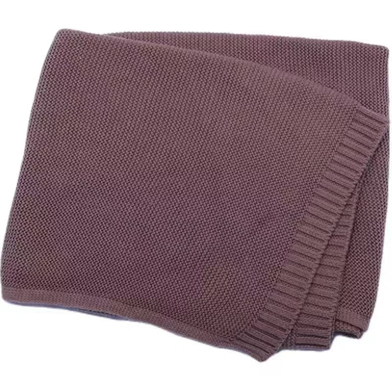 Coperta Neonato in Maglia – Morbida e Traspirante, Cotone 100%