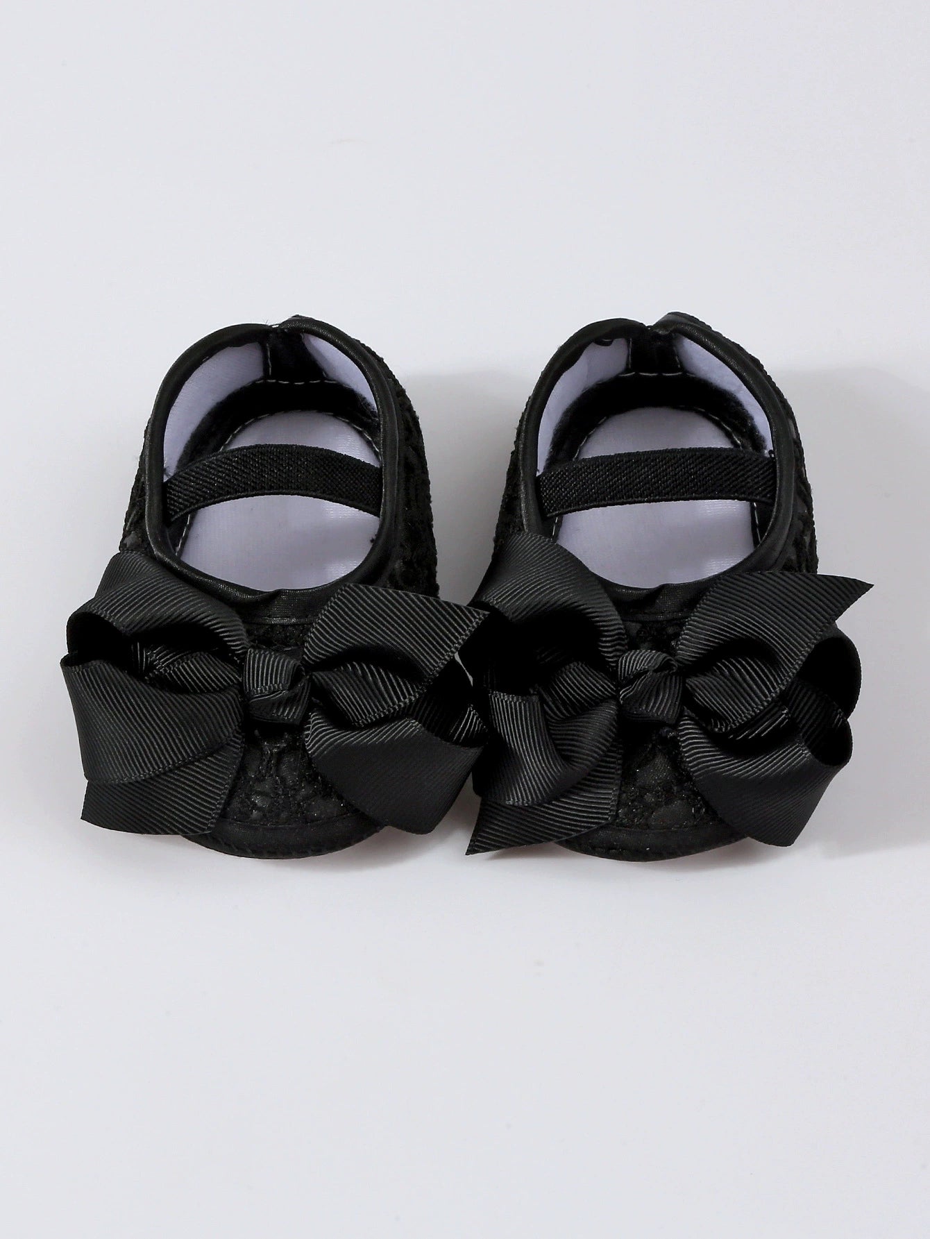 Scarpine Neonata Suola morbida Eleganti con Fiocco – Scarpe Antiscivolo per Battesimo e Cerimonie