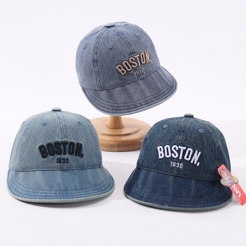 Cappellino in Denim "Boston 1830"