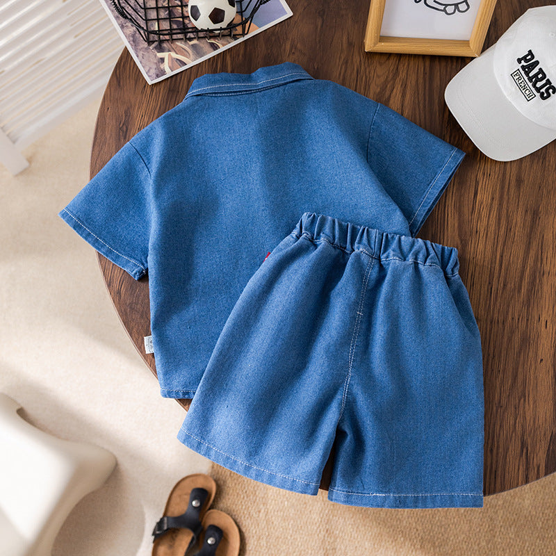 Completo Bambino in Denim Casual