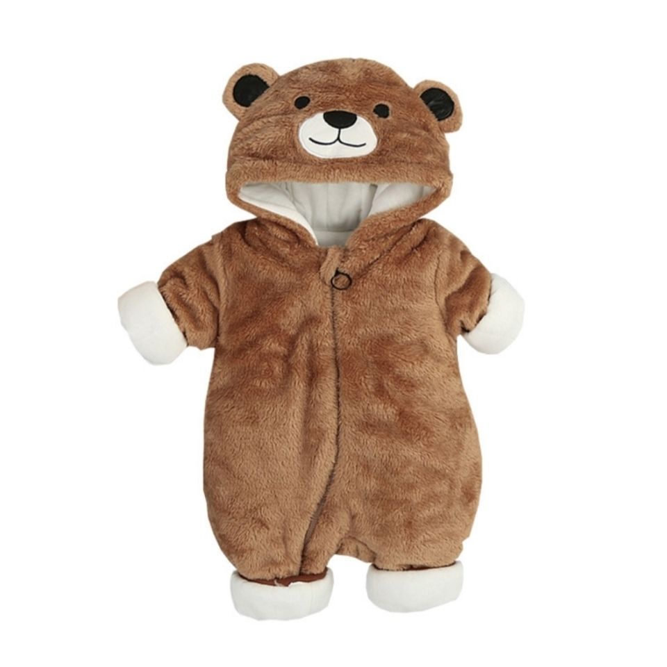 Tuta Invernale Orsetto in Pile Morbido