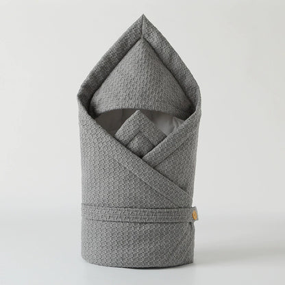 Coperta Fasciatoio Neonato con Cappuccio – Cotone