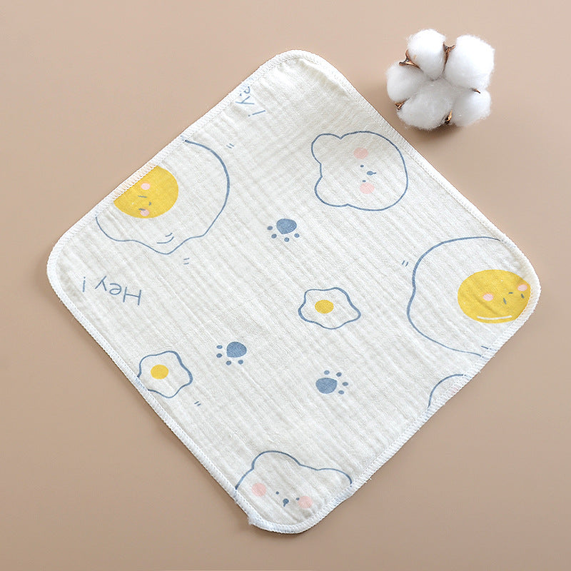 6 Mussoline in puro cotone- Uovetti e Orsetti