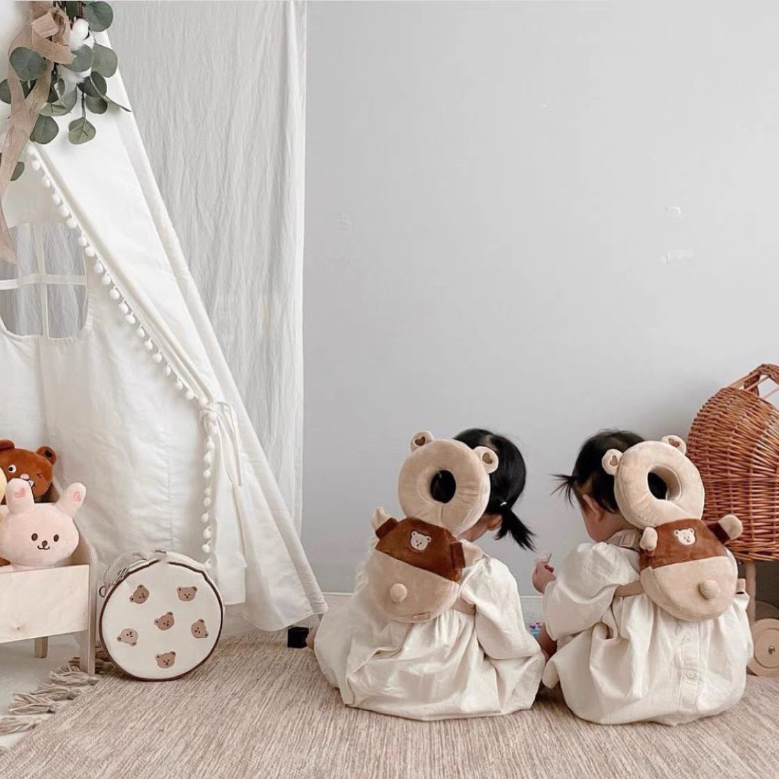 Zainetto Paracollo Anti-Caduta a Forma di Orsetto  Protezione Baby