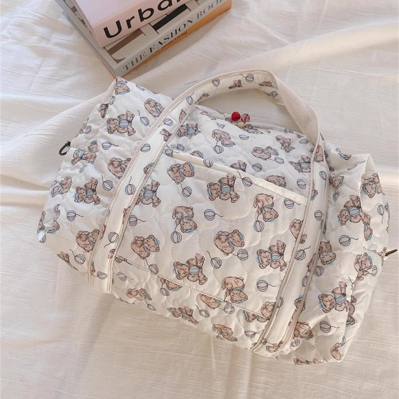 Borsa Mamma Orsetto Trapuntata – Borsa Nascita e Passeggio