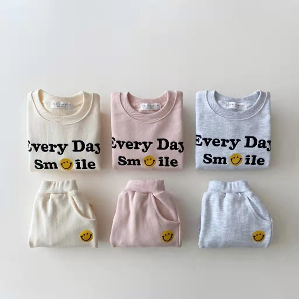 Completo Felpa e Pantaloni "Every Day Smile"
