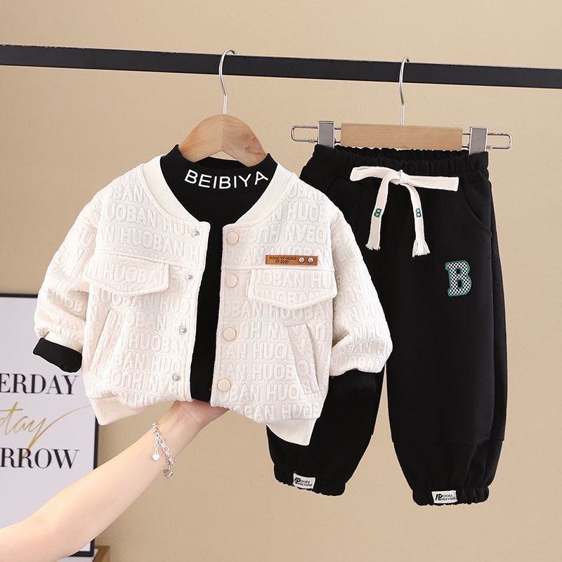 Set bimbo 3pz tuta Giacca, pantaloni e t-shirt