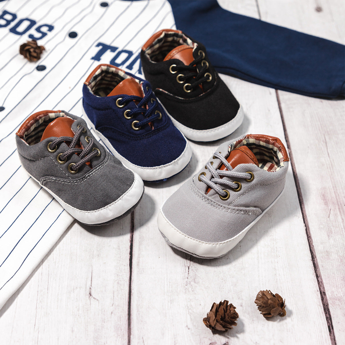 Sneakers Casual Baby in Tela – Morbide, Bimbo