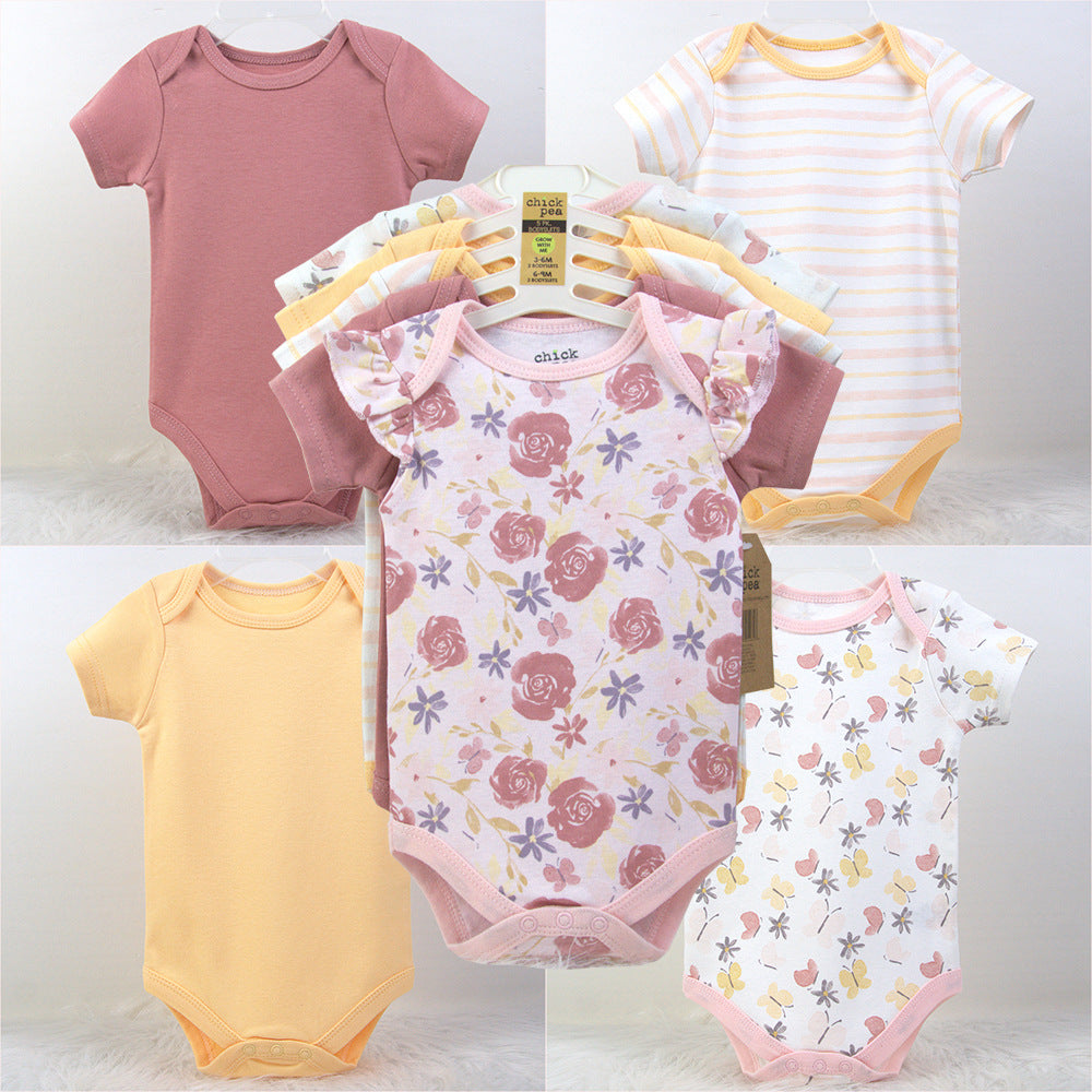 Set di Body in Cotone per Bambina - Stile Delicato e Confortevole