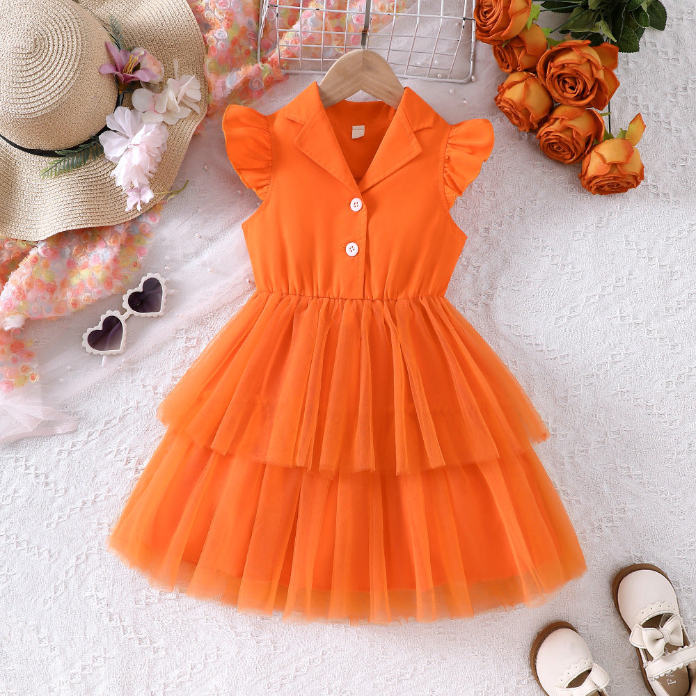 Abito Estivo Bimba in Tulle – "Sunshine Princess"