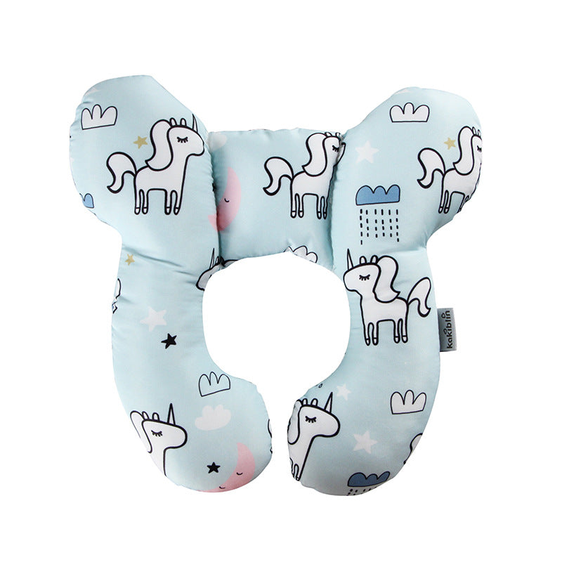 Cuscino Antiplagiocefalia Neonato Unicorno  – Supporto Testa e Collo