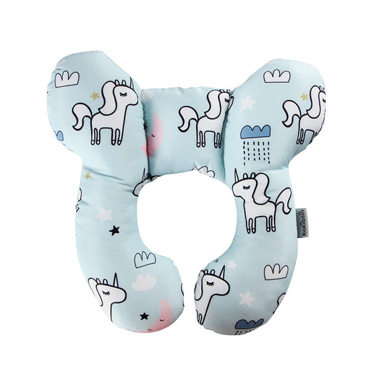 Cuscino Antiplagiocefalia Neonato Unicorno  – Supporto Testa e Collo