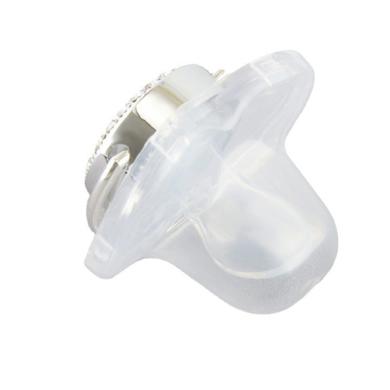 Set Ciuccio Luxury con Clip – Personalizzato con Iniziale (6-12 mesi)