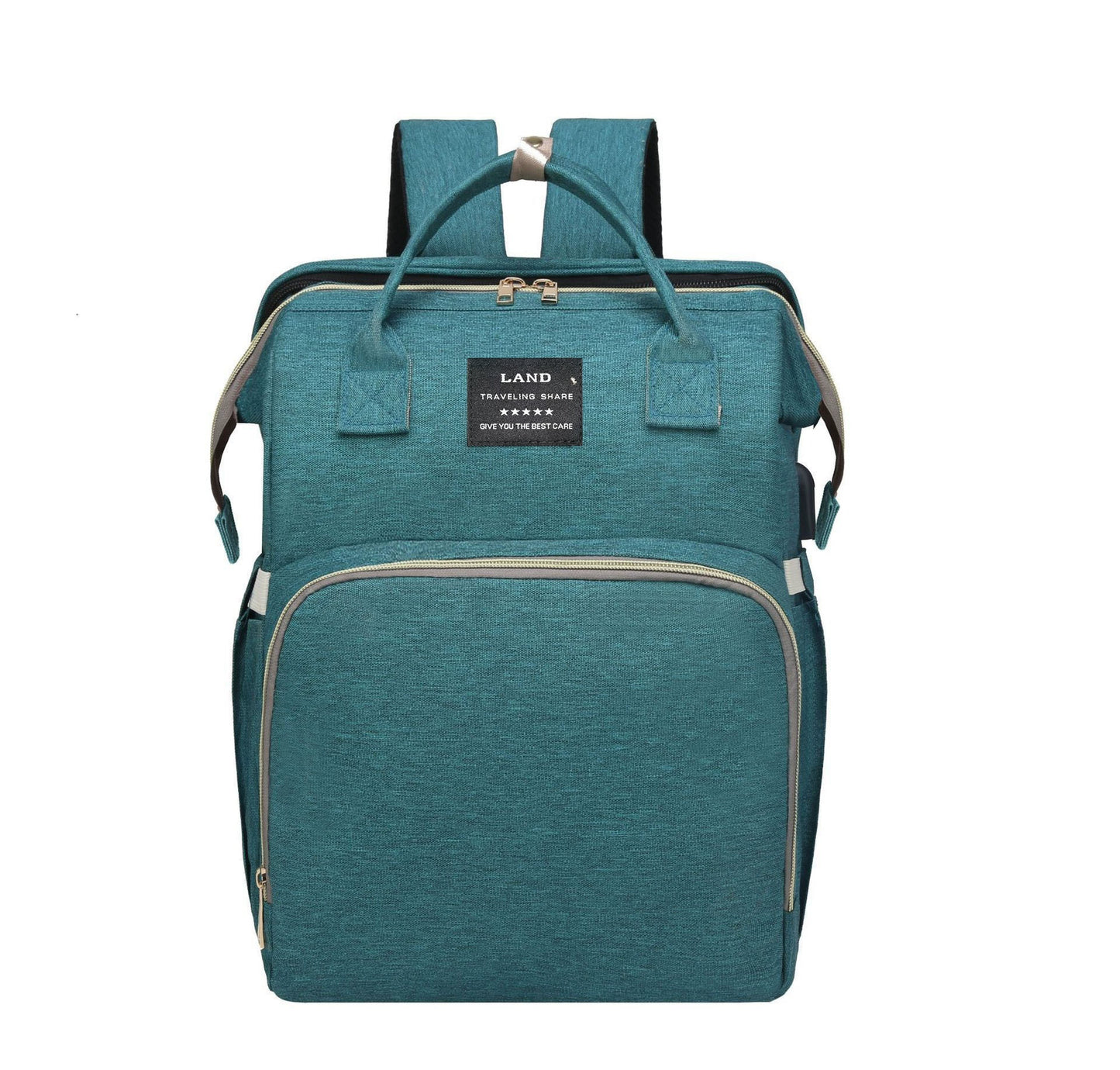 Zaino Fasciatoio Multifunzione con Lettino Portatile e Tasche Termiche