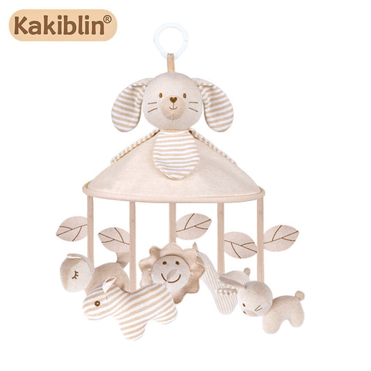 Carillon Mobile Neonato in Cotone Organico – Giostrina Culla Coniglietto
