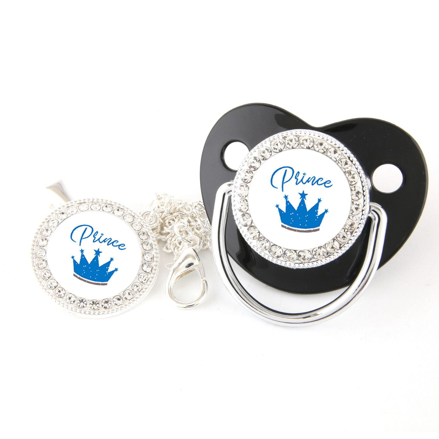 Set Ciuccio con Catenella Luxury "Prince" – Vari Colori
