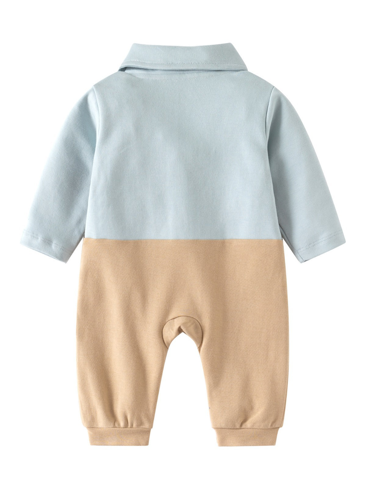 Tutina Elegante Neonato/ Bimbo con Gilet e Papillon – Effetto Completo