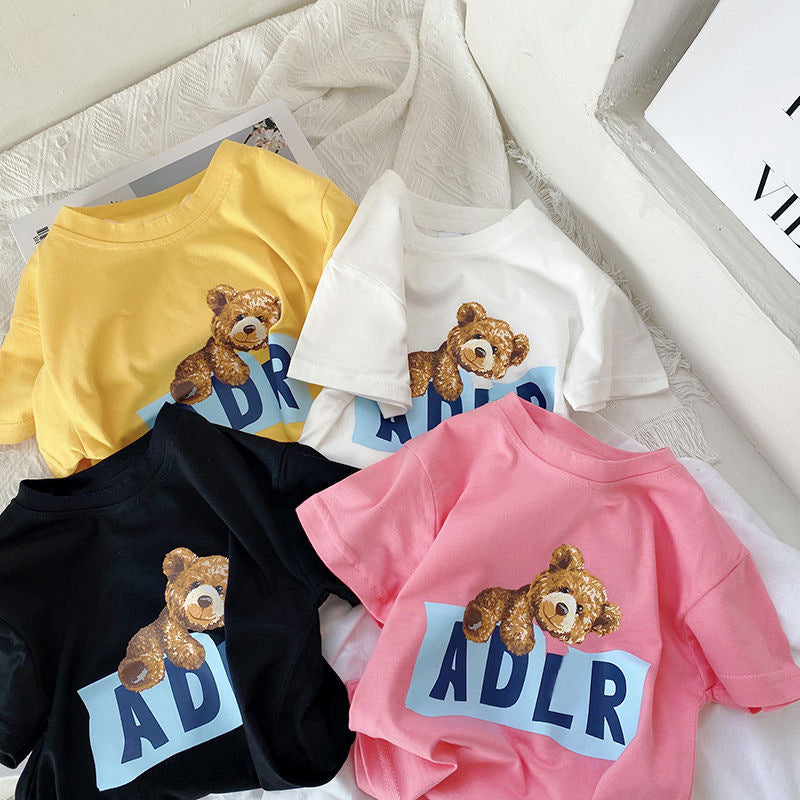 T-Shirt Bambino/Bambina con Orsetto