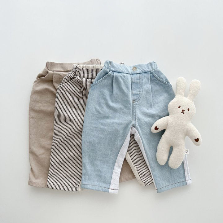 Pantaloni Casual Bambino - Set di 3 Modelli in Cotone