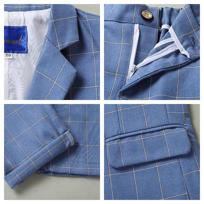Completo Elegante Bambino 3 Pezzi  Giacca, Pantalone e T-shirt basic