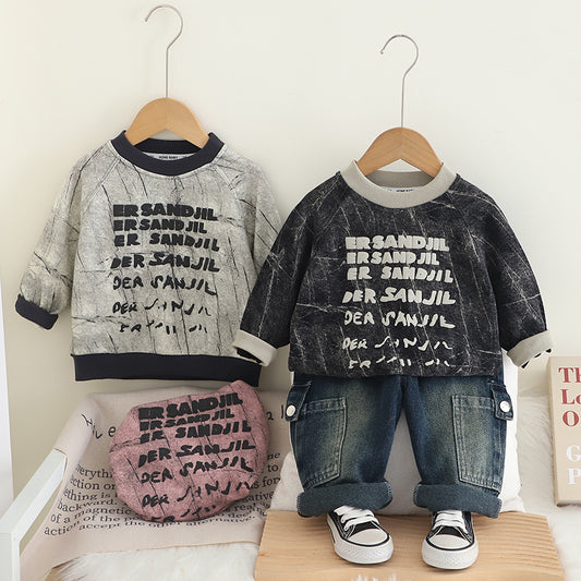 Completo Casual per Bambino - Felpa e Jeans Stile Urban