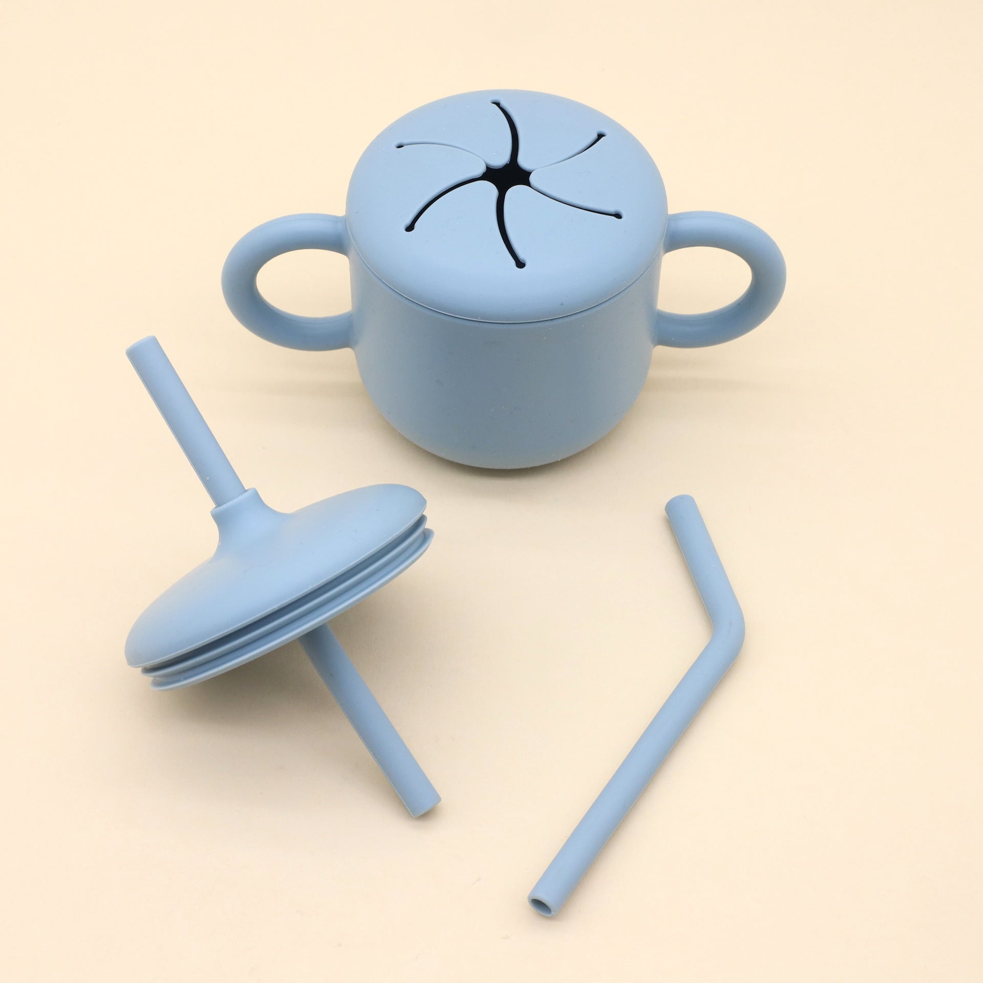 Set Pappa in Silicone per Bambini azzurro