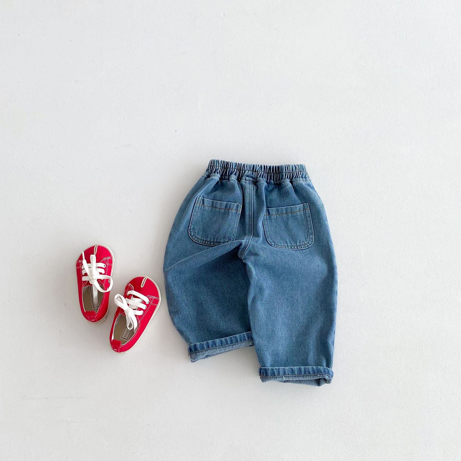 Jeans Morbidi con Vita Elasticizzata