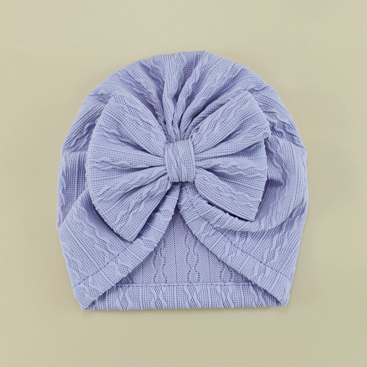 Set Cappellino Turbante + Calzini con Fiocco – Neonato