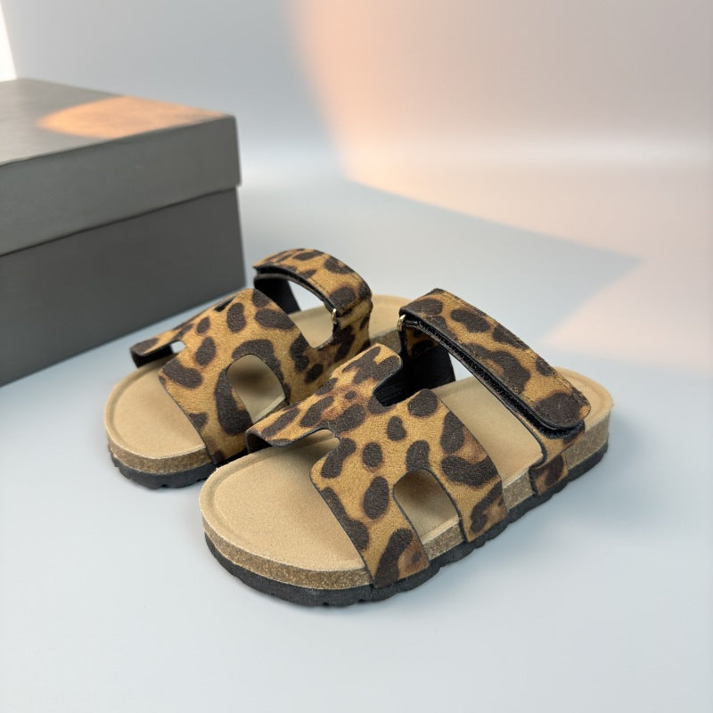 Sandali Bambina Animalier- suola rigida