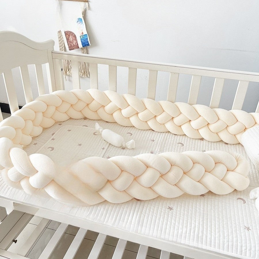 Treccia Paracolpi Neonato 4 Fili – Beige crema