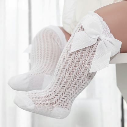 Calzini Parigine Bambina con Fiocco