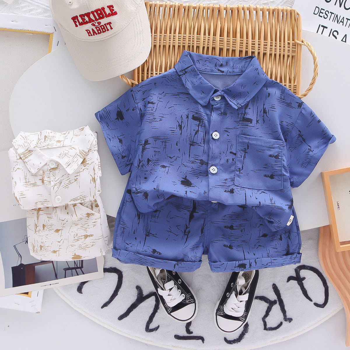 Completo Estivo Bambino Camicia + Shorts