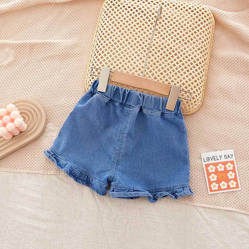 Shorts Bambina con Volant