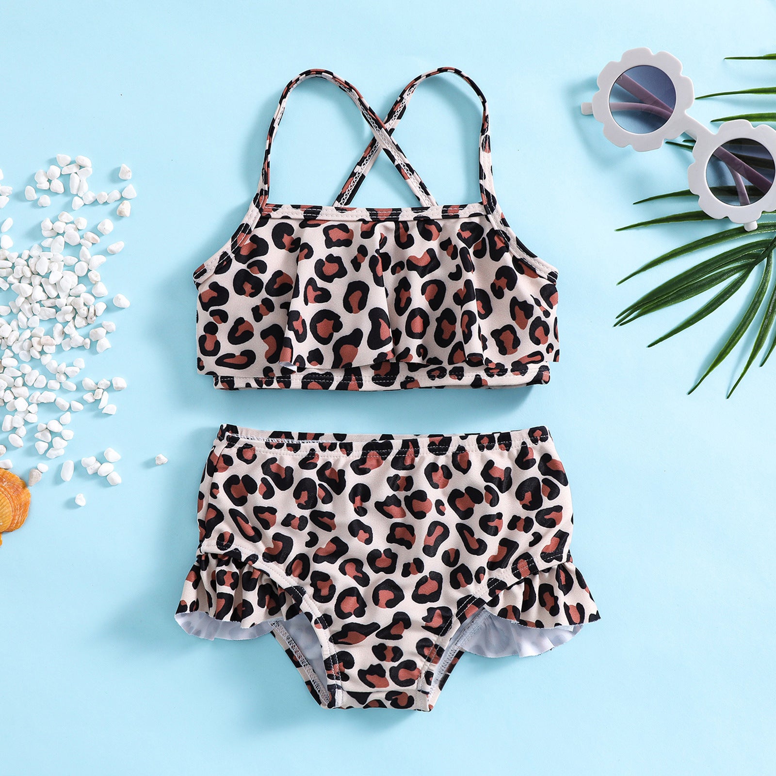 Bikini Bimba  “Little Panther”  Stampa Animalier