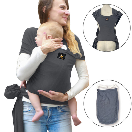 Marsupio Fascia Porta Bebè in Cotone Elasticizzato – Modello Ergonomico
