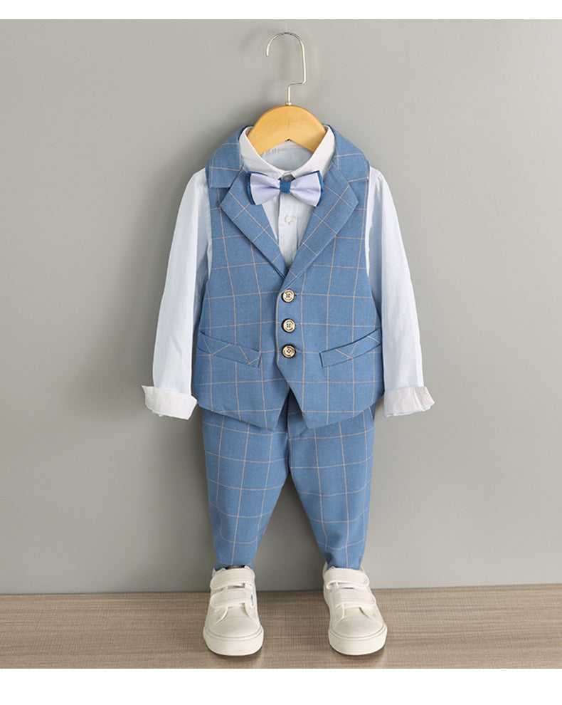 Completo elegante Estivo bambino azzurro - outfit cerimonia