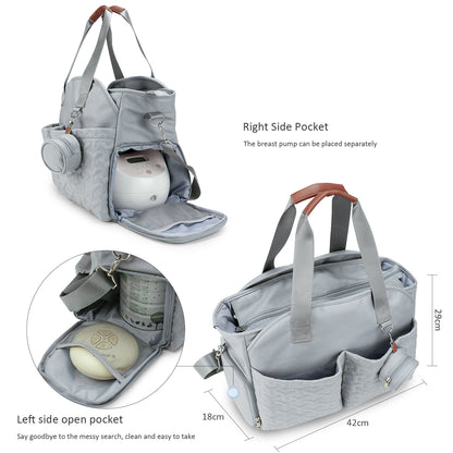 Borsa Fasciatoio Multifunzione con Porta Ciuccio e Tracolla