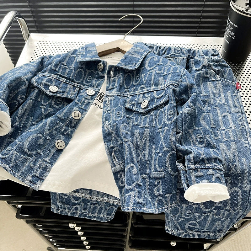 Completo 3 pezzi Denim Bimbo – Autunno/Inverno