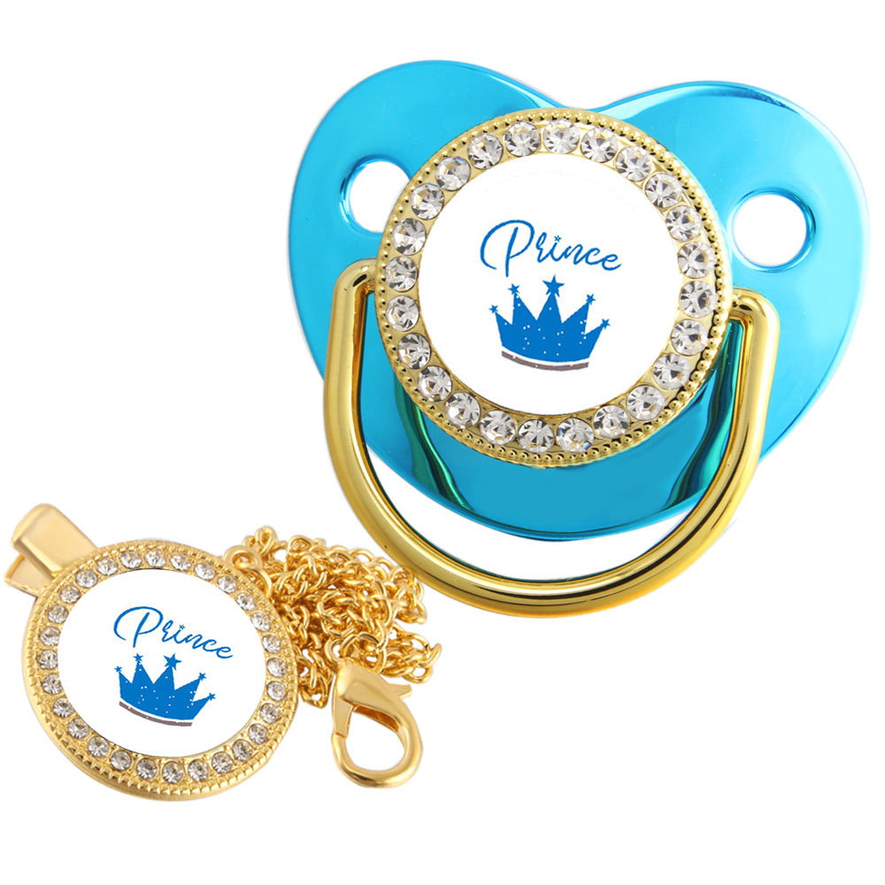 Set Ciuccio con Catenella Luxury "Prince" – Vari Colori