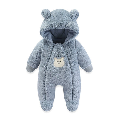 Tutina Invernale Animali con Cappuccio – Neonato Unisex