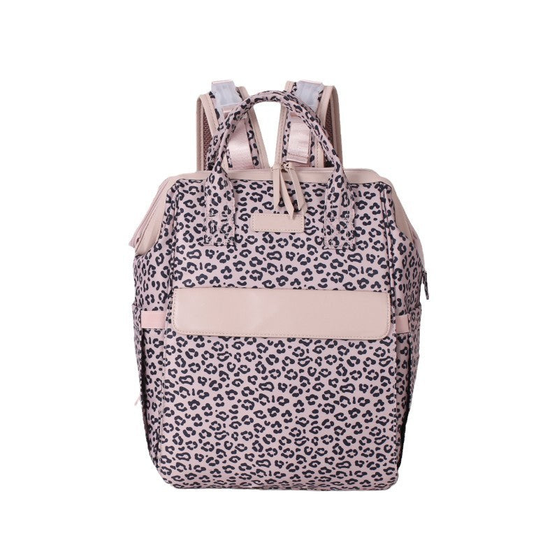 Zaino Fasciatoio Multifunzione Leopardato – Grande Capacità