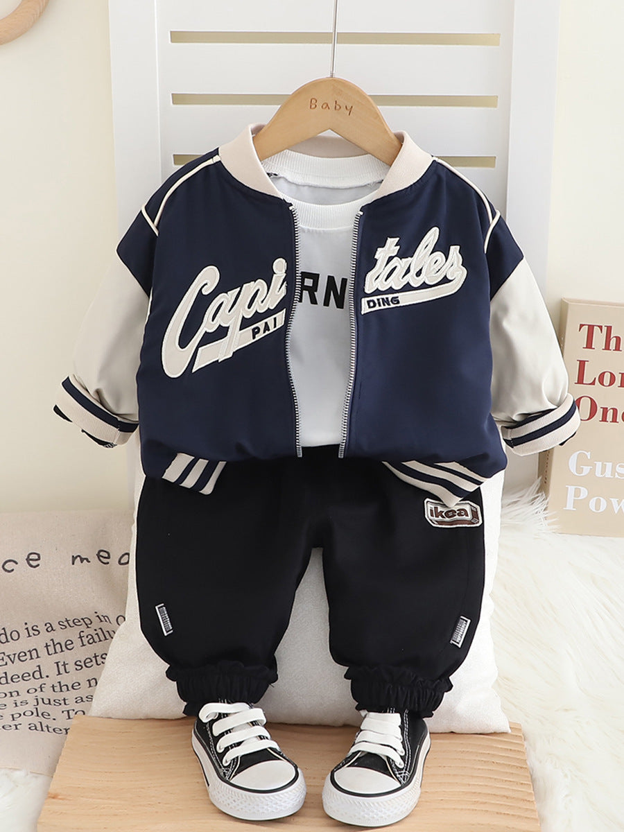 Completo Sportivo per Bambino  Giacca College, T-Shirt e Pantaloni